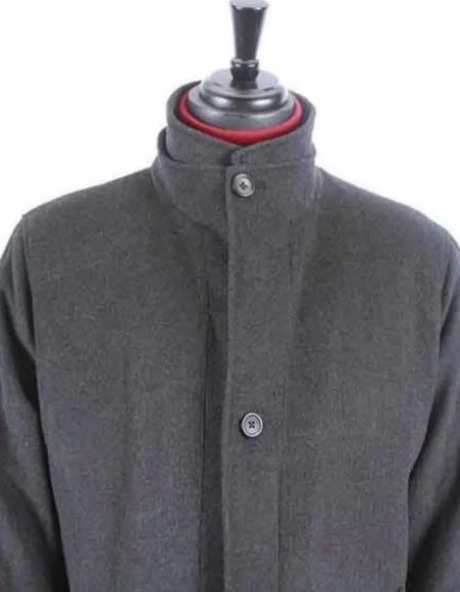 Mens Overcoat - Topcoat For Men - Winter Fabric - men's Fully lined classic fit 1930s Overcoat