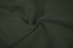 Military Green Plain Felt Polyester Viscose Blend Fabric