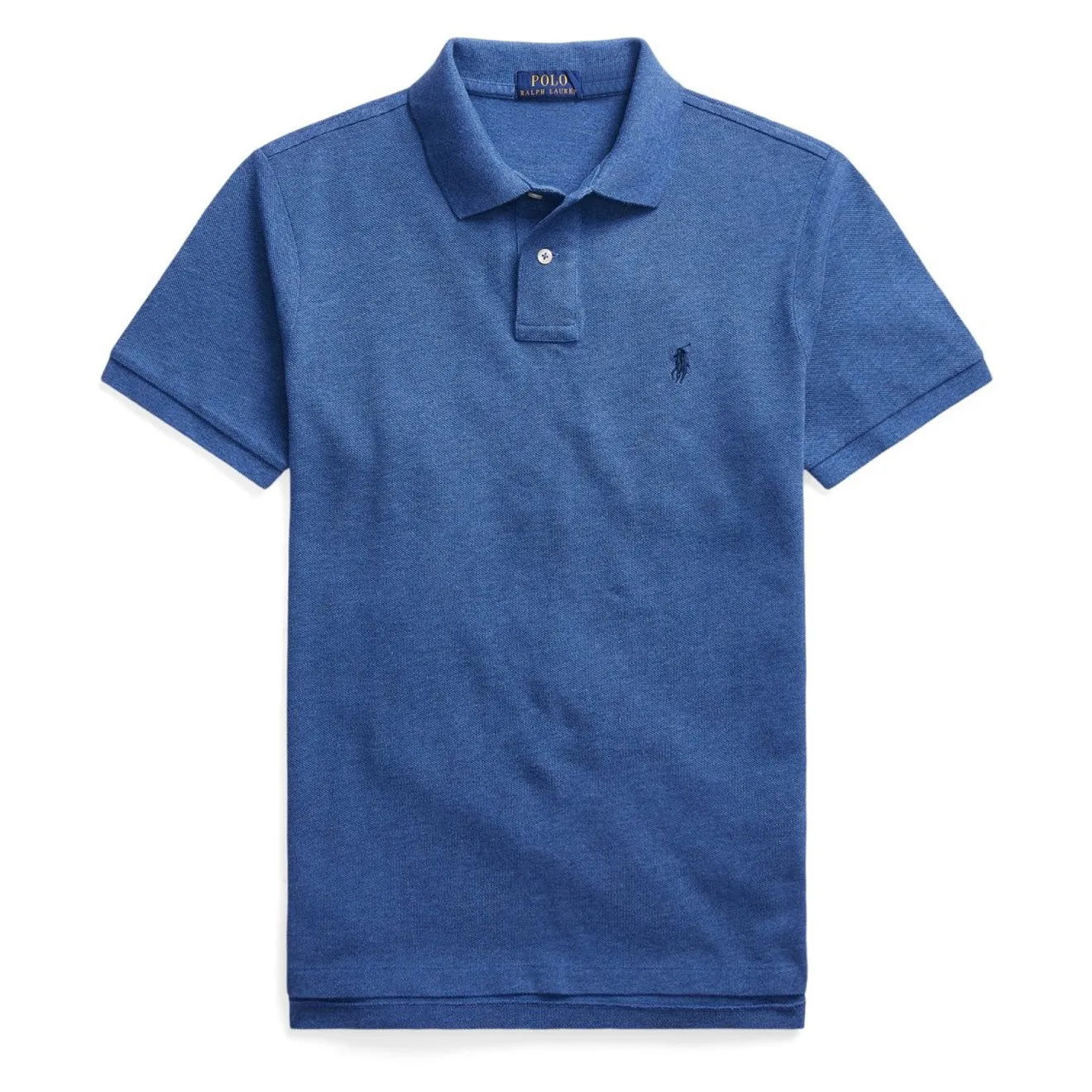 Polo Ralph Lauren Custom Slim Fit Classic Polo Royal Blue Heather