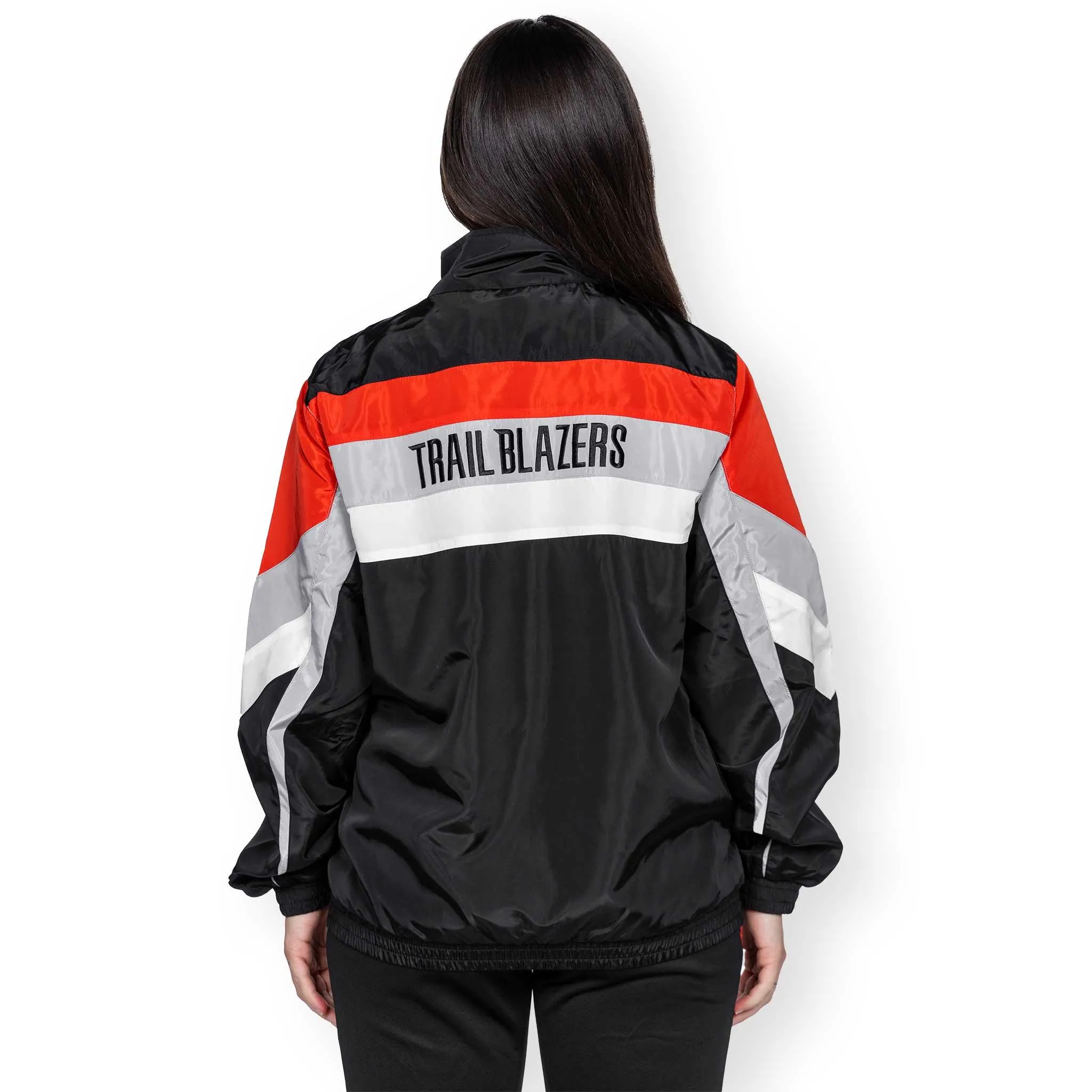 Portland Trail Blazers Wild Collective Striped Track Jacket