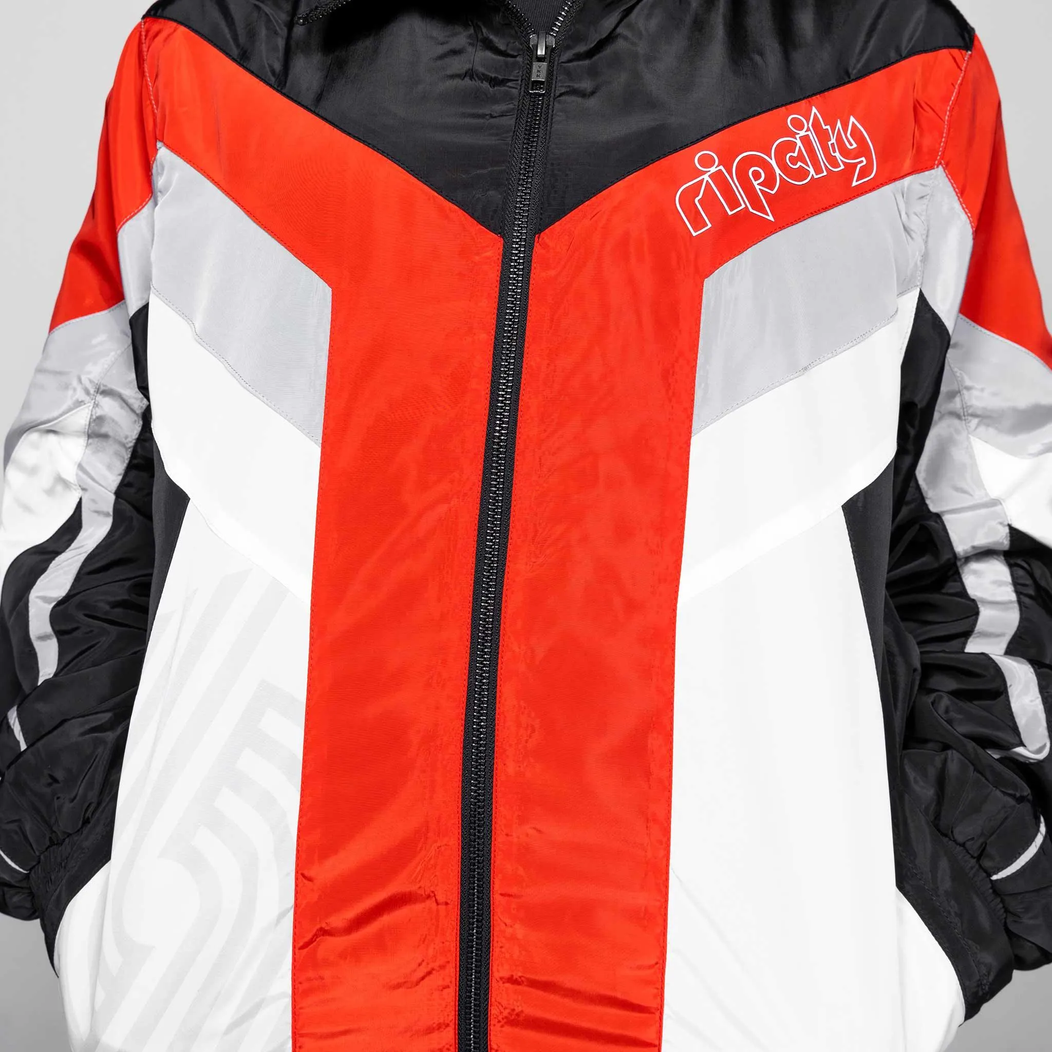 Portland Trail Blazers Wild Collective Striped Track Jacket