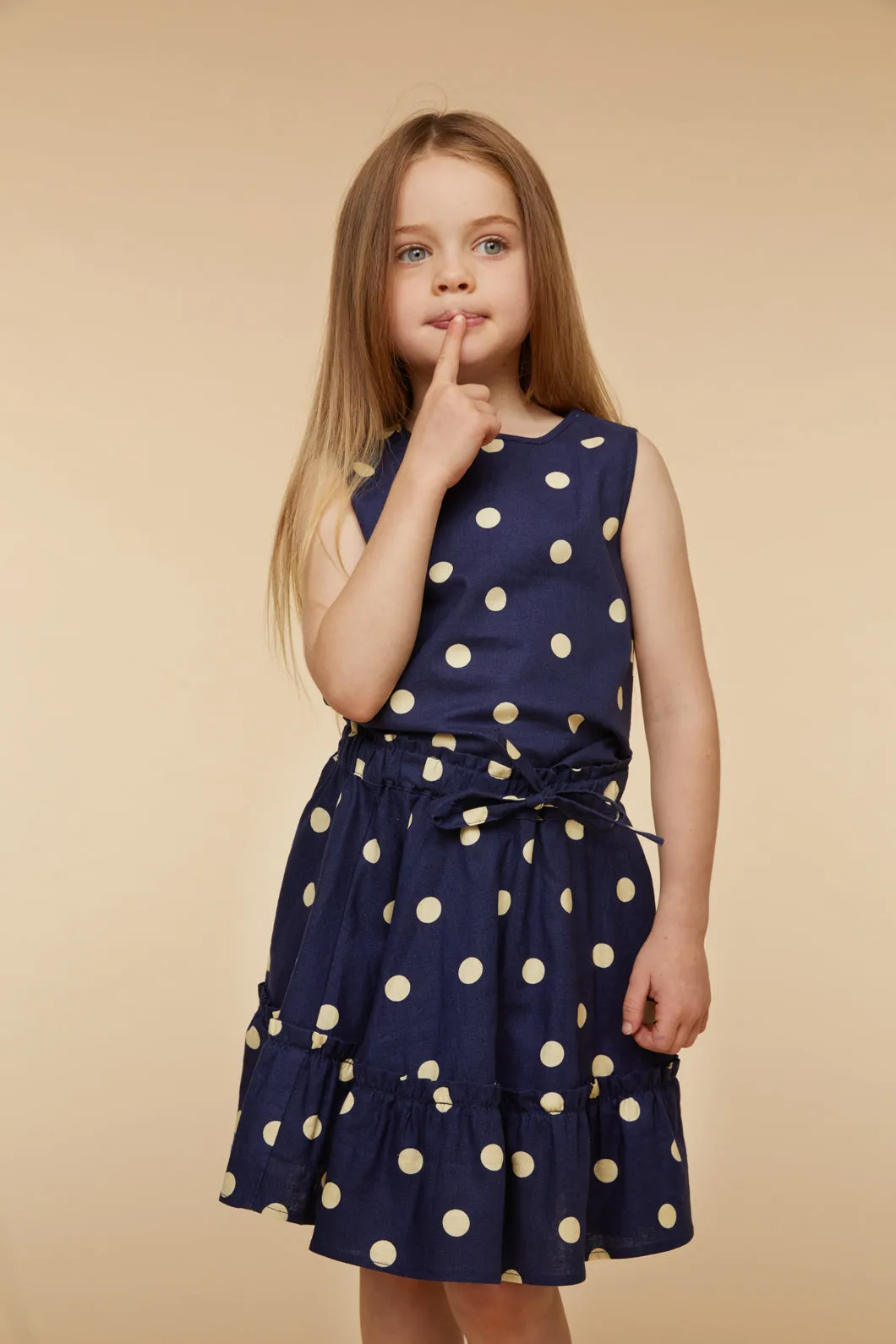 Primrose Spot Twirly Kids Skirt