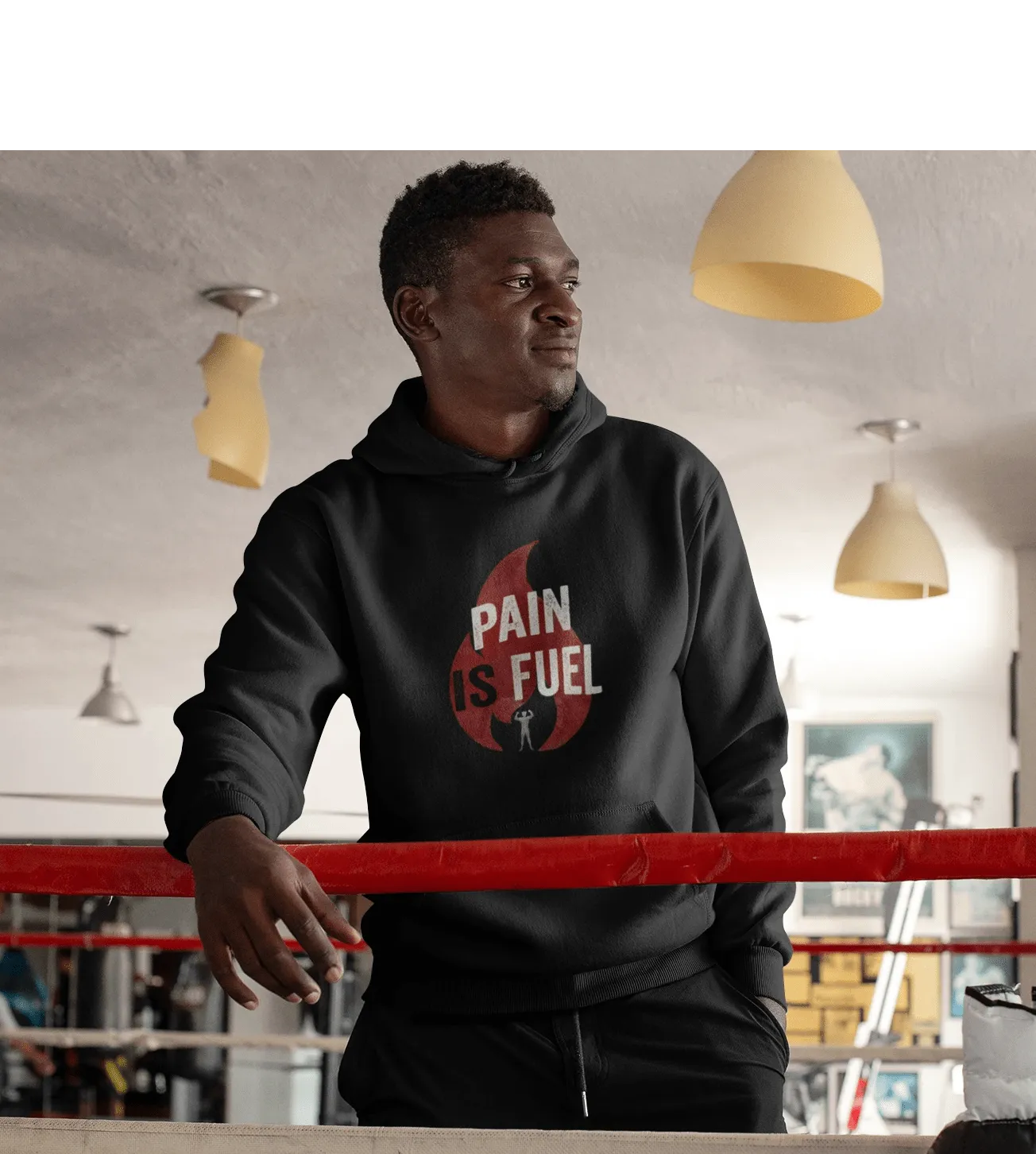 "PAIN IS FUEL" - WINTER HOODIES