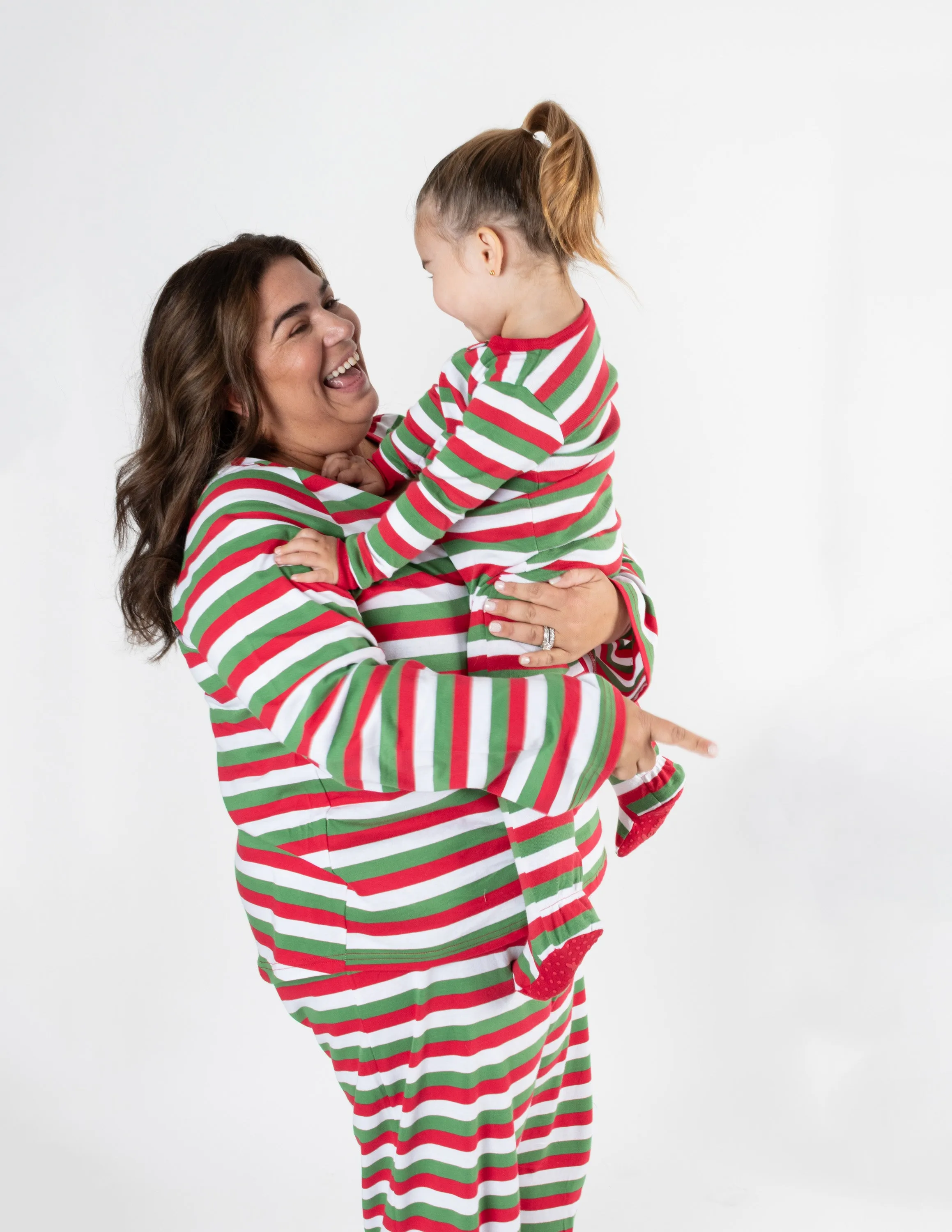 Red, White, & Green Matching Family Pajama Set