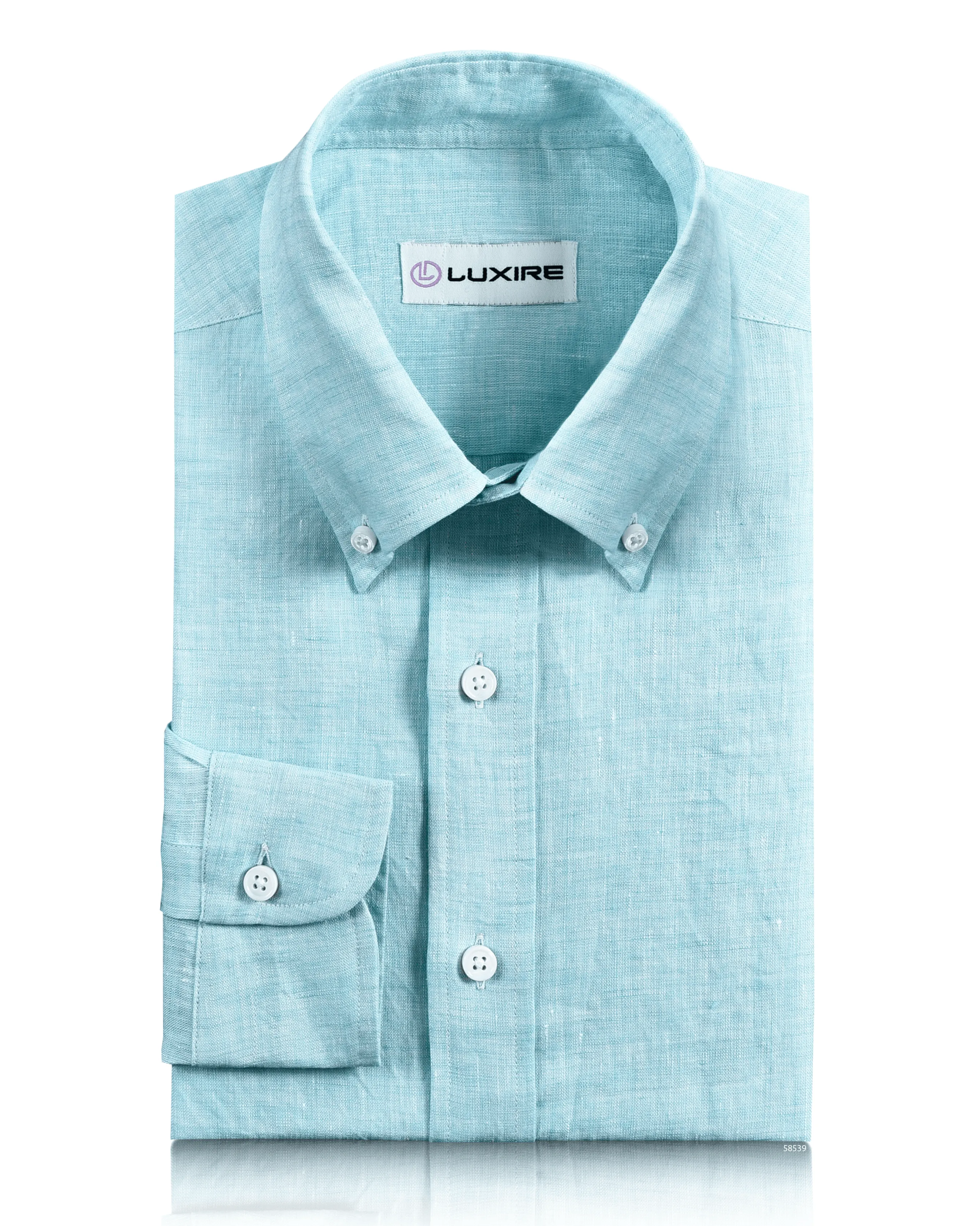 Sea Green Linen Shirt