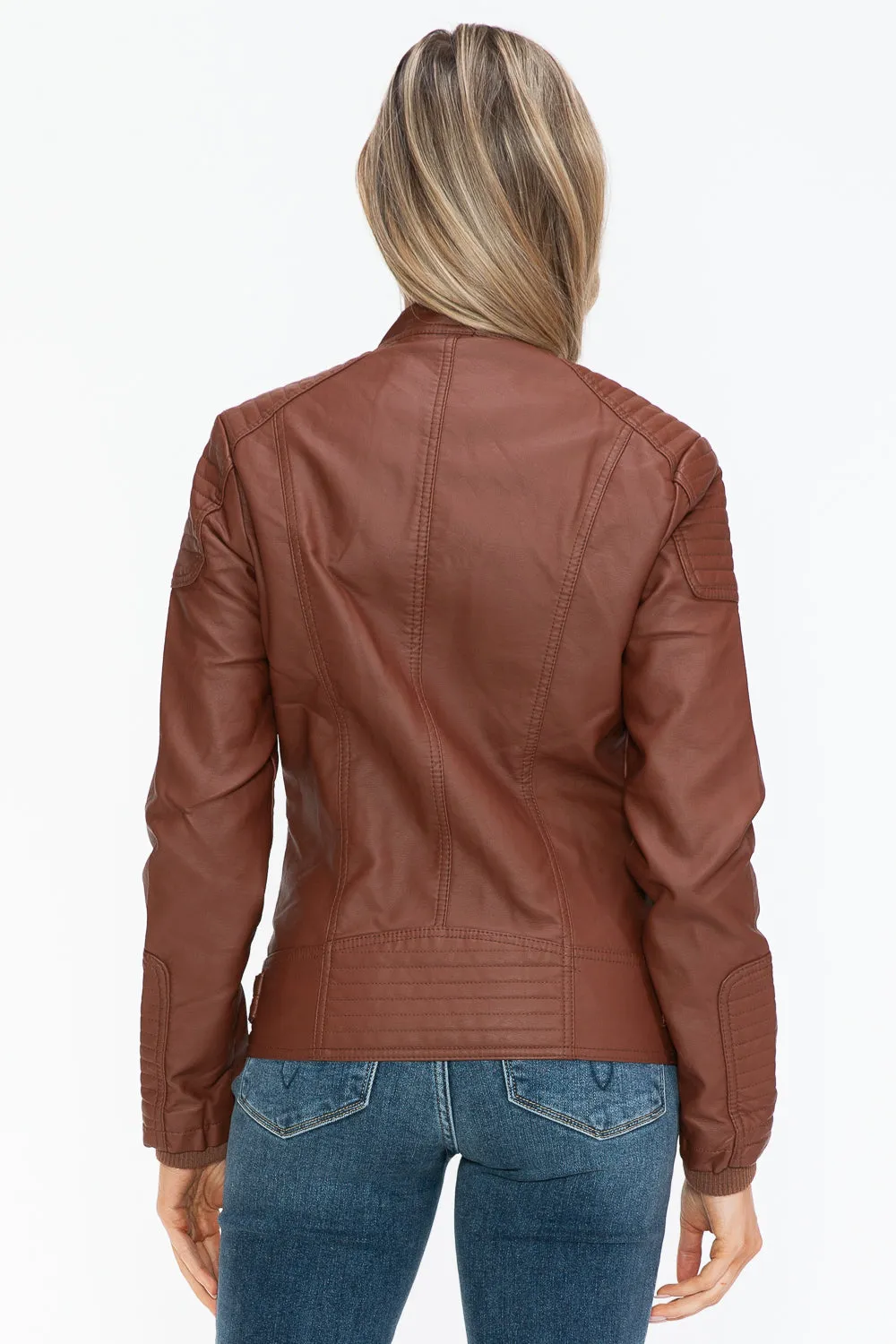 Snobbish Faux Leather Jacket