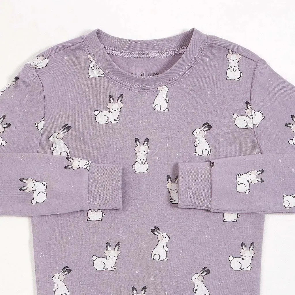 Snow Bunnies Pyjama Set | Petit Lem