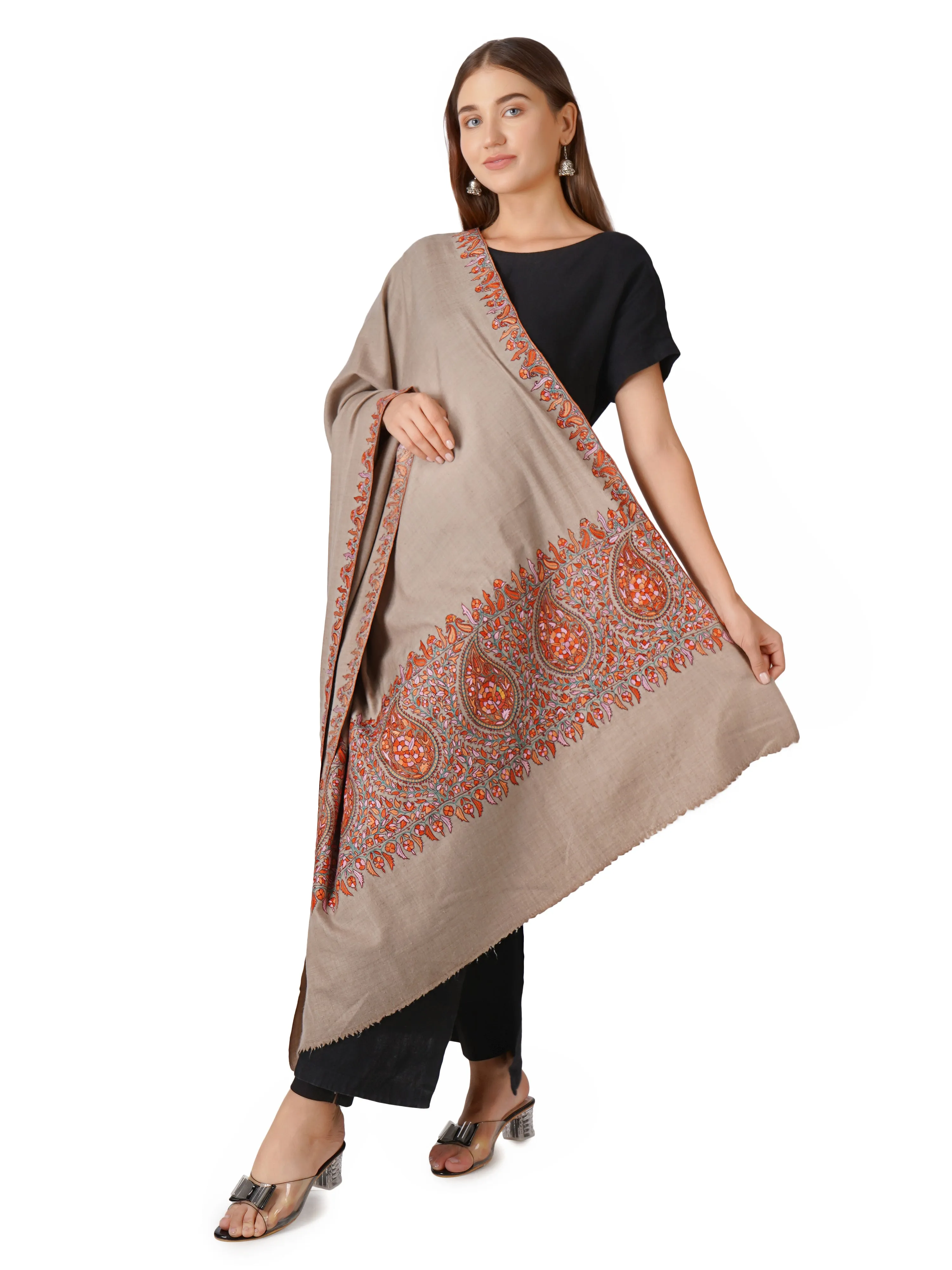 Soft Pashmina Shawl – The Ultimate Accessory - Natural Toosh