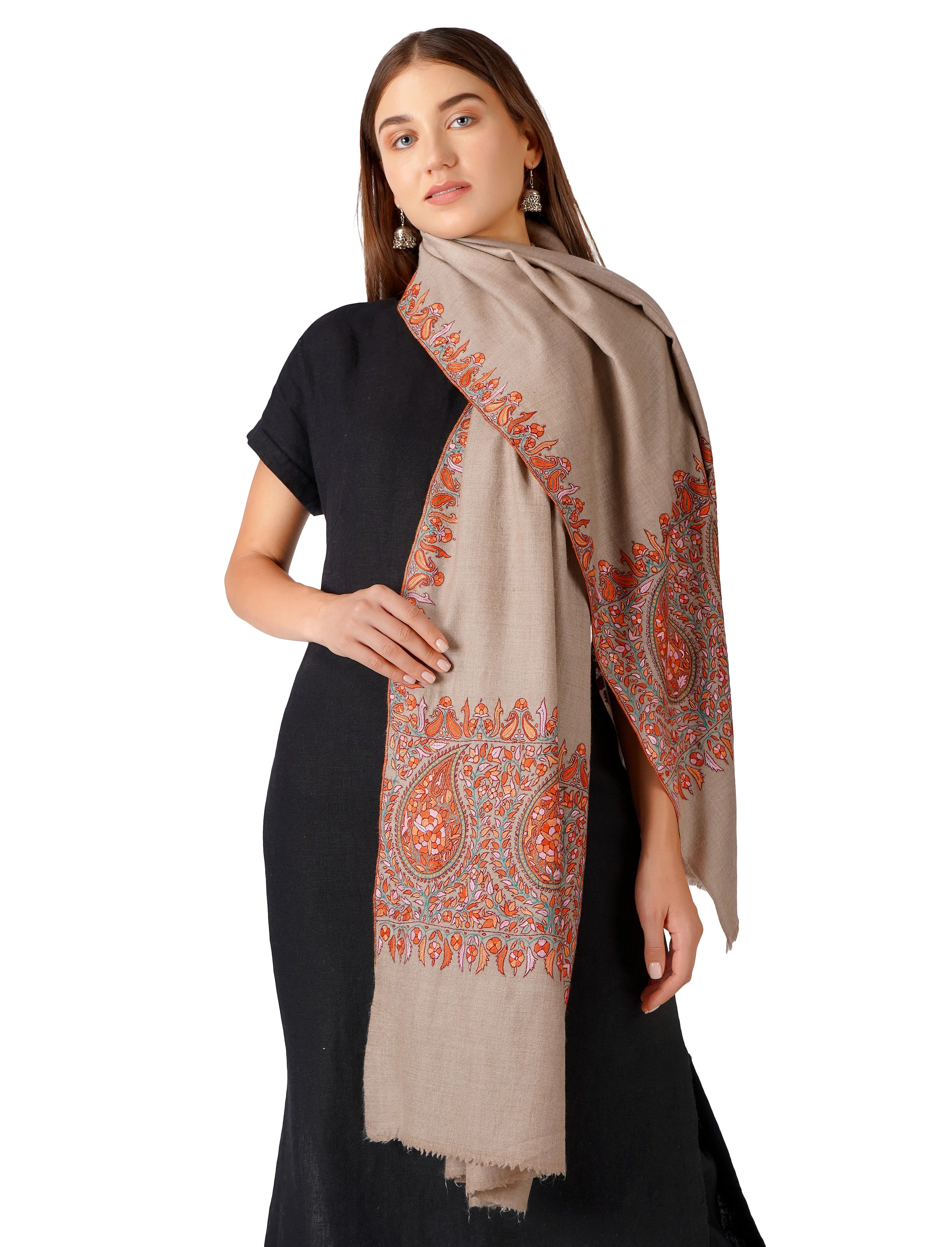 Soft Pashmina Shawl – The Ultimate Accessory - Natural Toosh