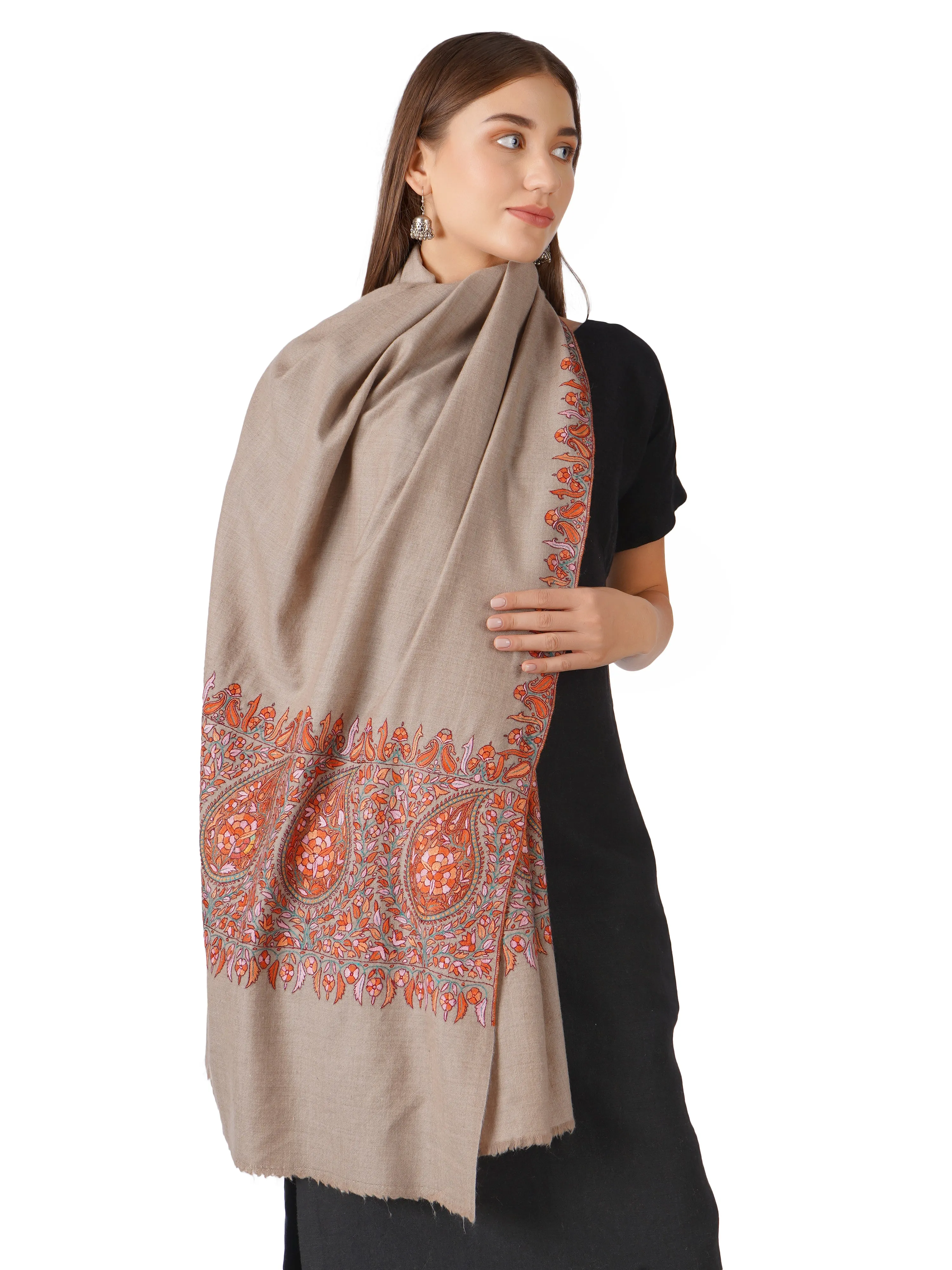 Soft Pashmina Shawl – The Ultimate Accessory - Natural Toosh