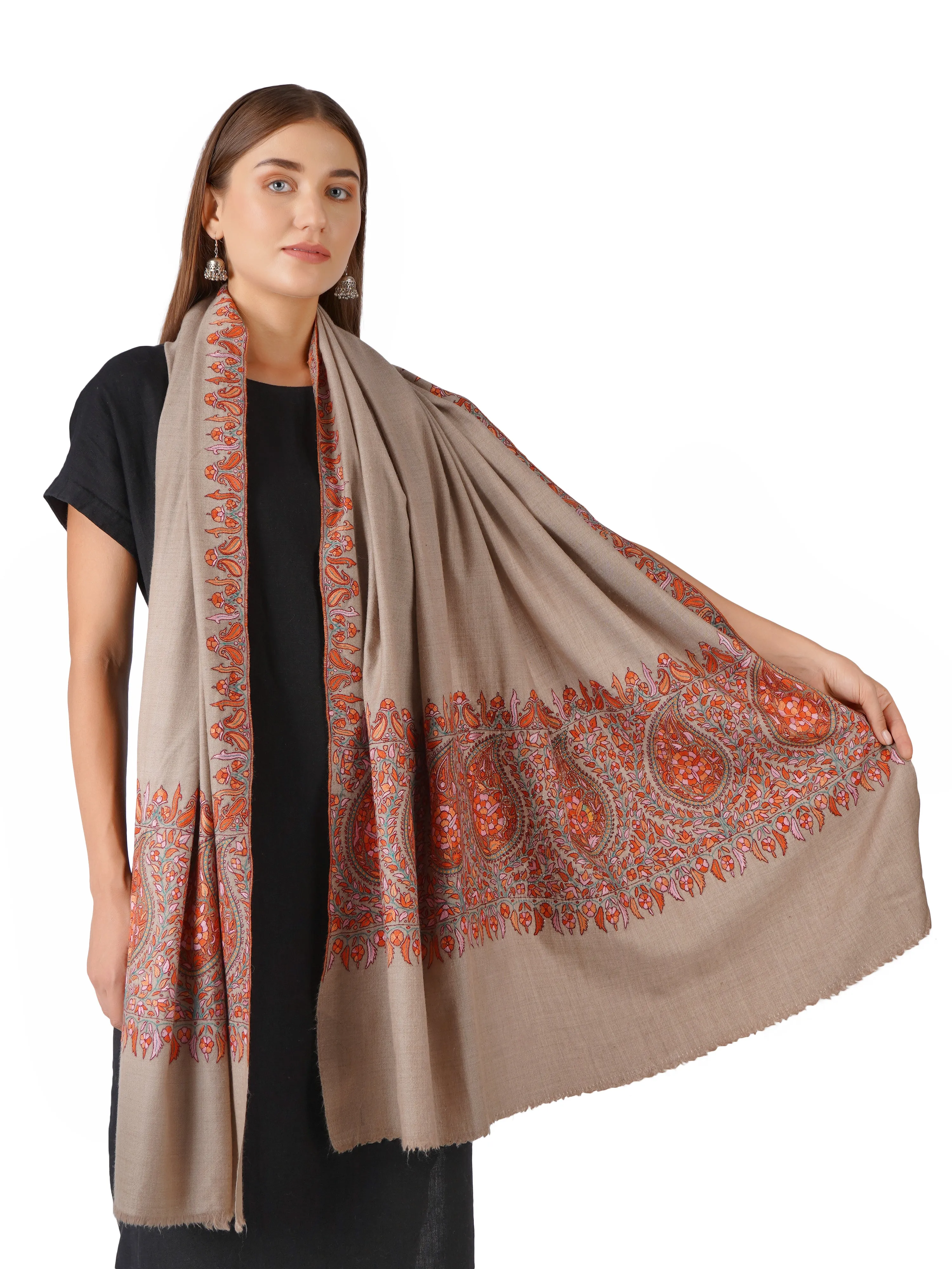 Soft Pashmina Shawl – The Ultimate Accessory - Natural Toosh