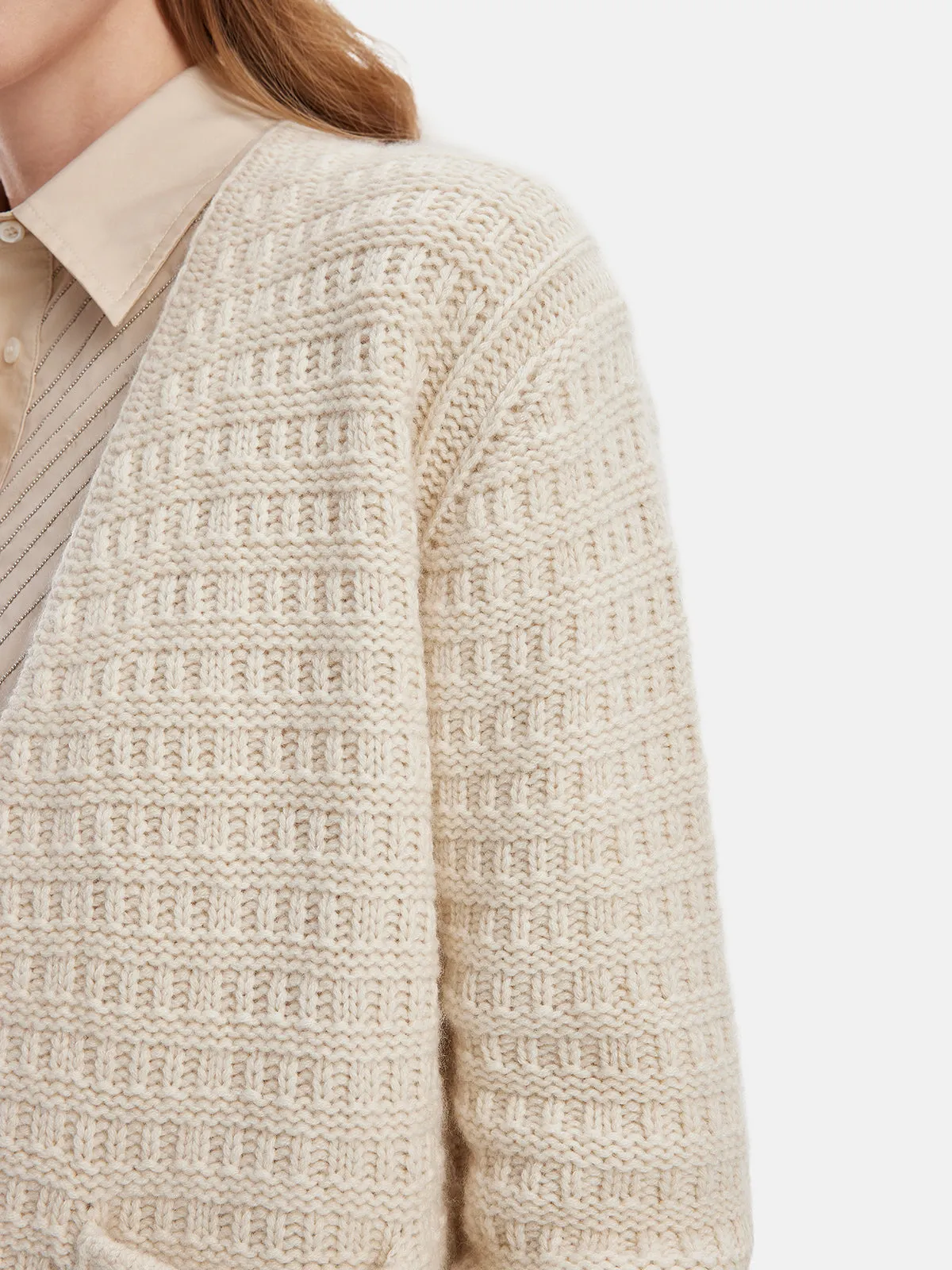 Soft V-Neck Knitted Cardigan