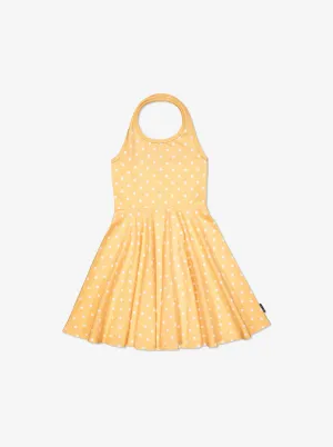 Spotty Halter Neck Kids Dress