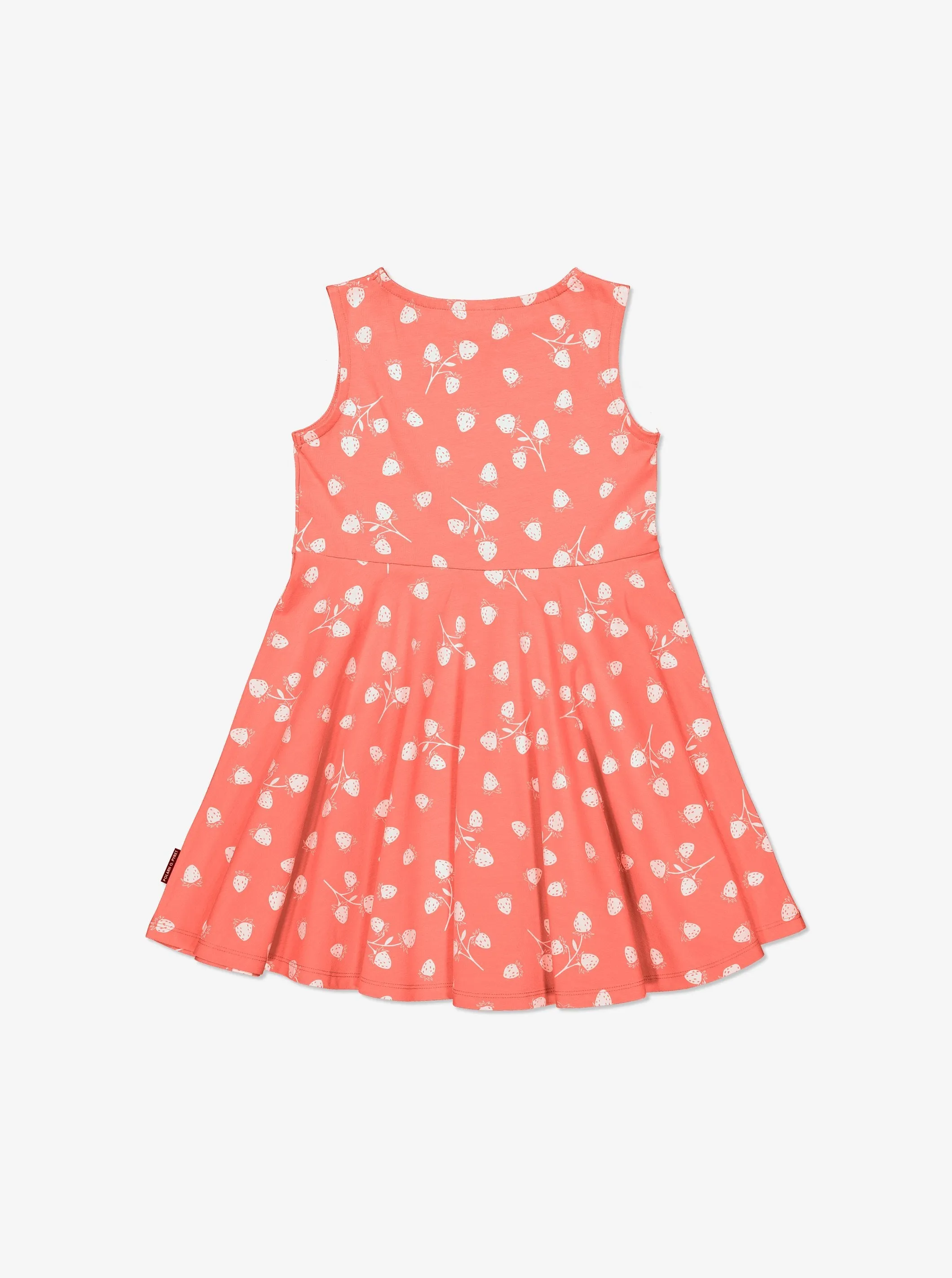 Strawberry Print Kids Dress