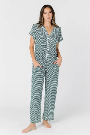 Striped Pajama Onesie