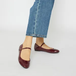 Sweet Flat in Cherry Patent