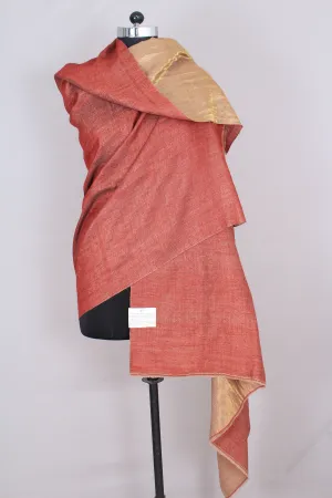 Tasneem Metallic Reversible Cashmere Shawl