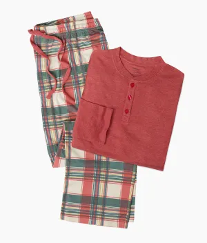 The Men's Matching Family Pajama Set - 'Tis the Season Tartan