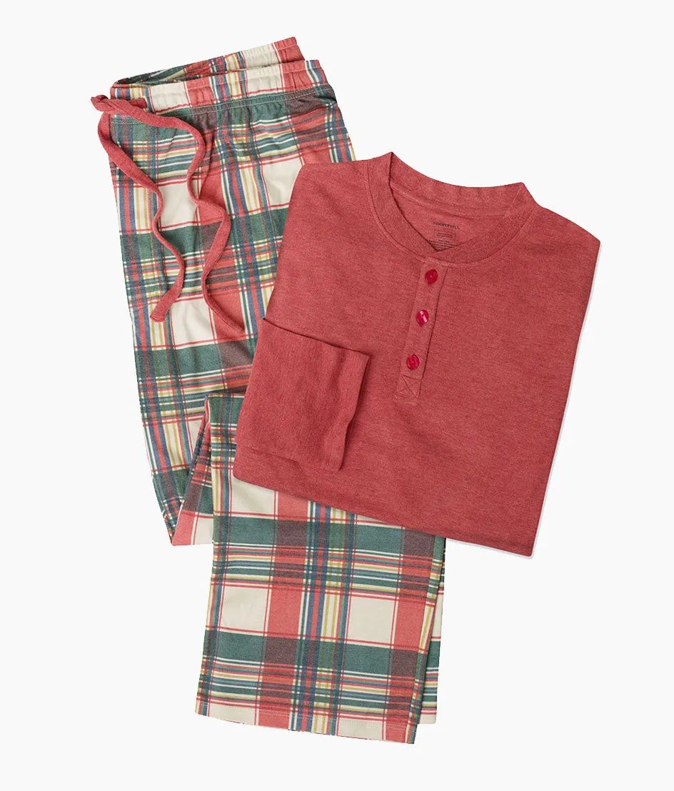 The Men's Matching Family Pajama Set - 'Tis the Season Tartan