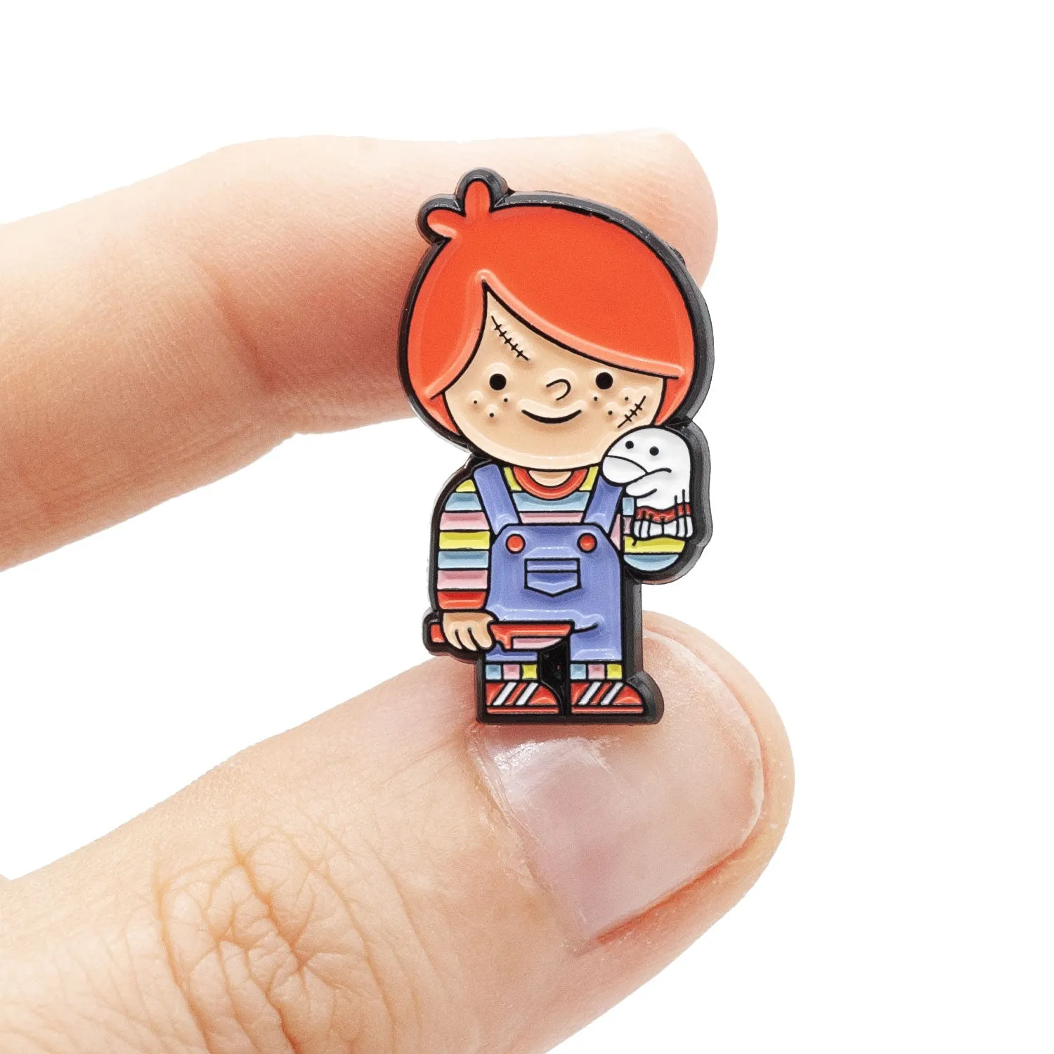 Wanna Play Chucky Enamel Pin