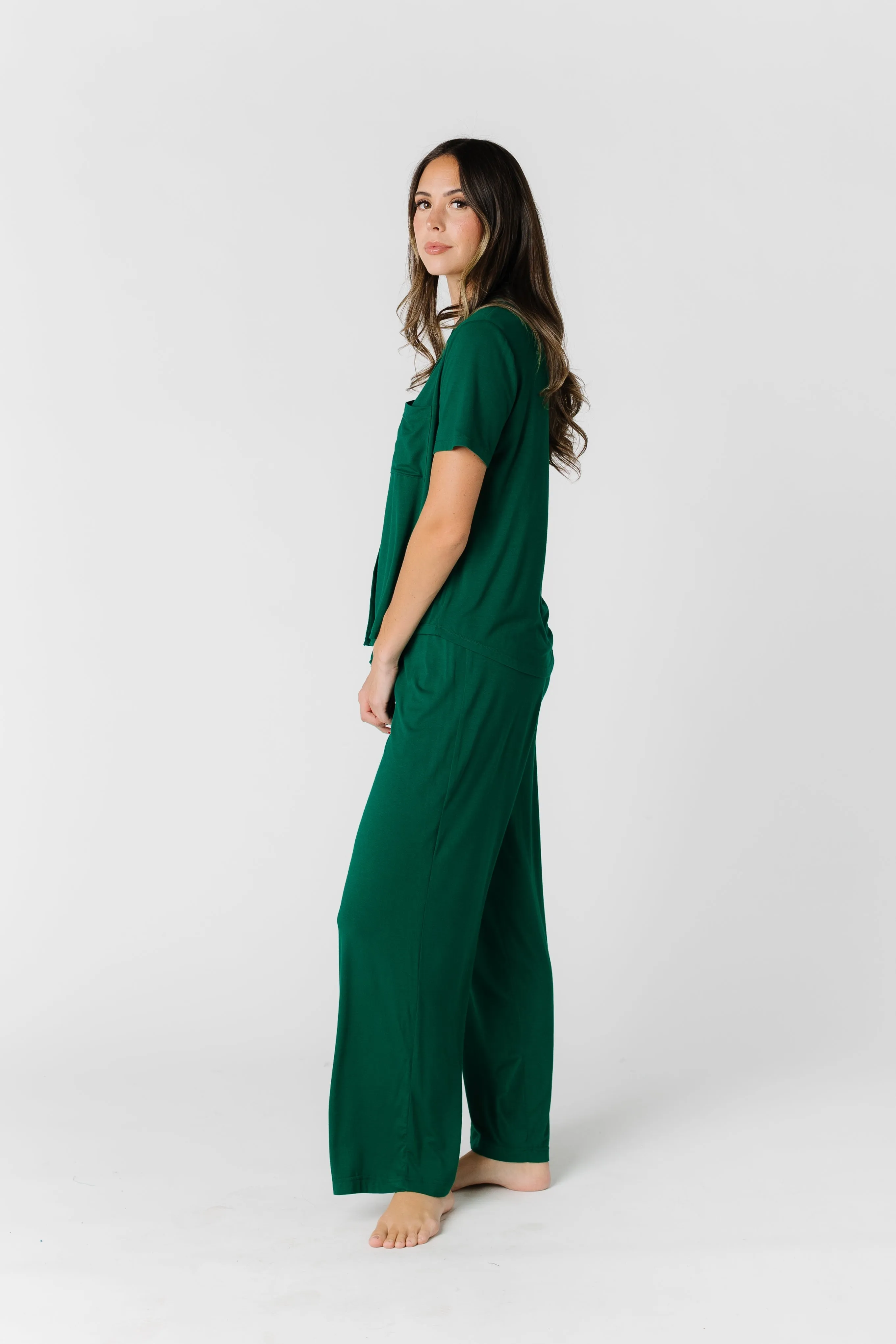 Wide Leg Pajama Set