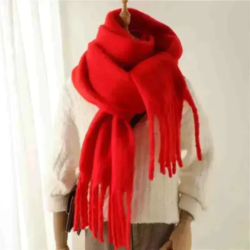 Women's Winter Scarf Cashmere Warm Soft Shawl