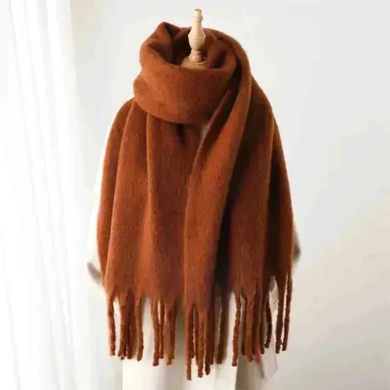 Women's Winter Scarf Cashmere Warm Soft Shawl